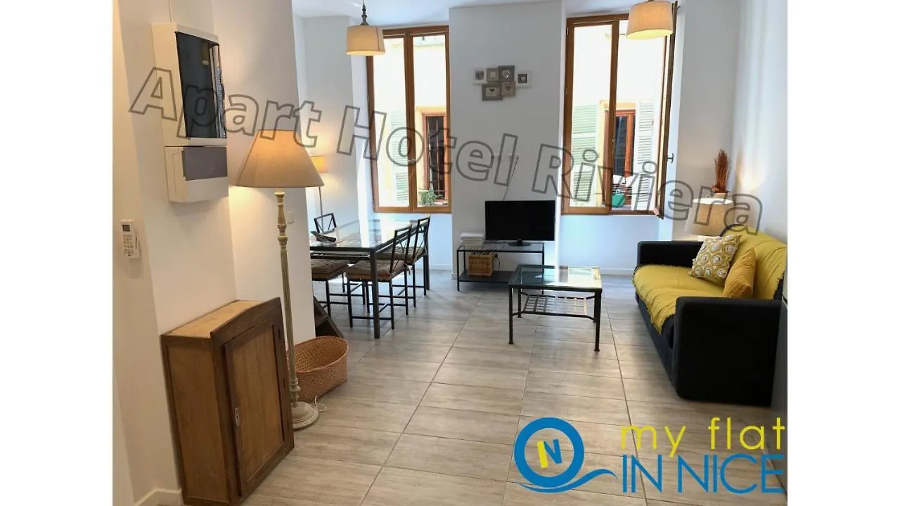 ApartHotel Riviera - Superbe appartement 1 chambre AC - Old town- 50m Promenade des Anglais&Plage - Barillerie 12 Nice